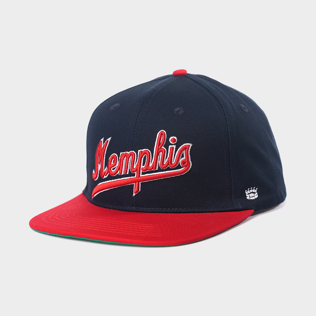 Throwback Memphis Tigers Script Snapback Hat - A Tribute to Hoops History