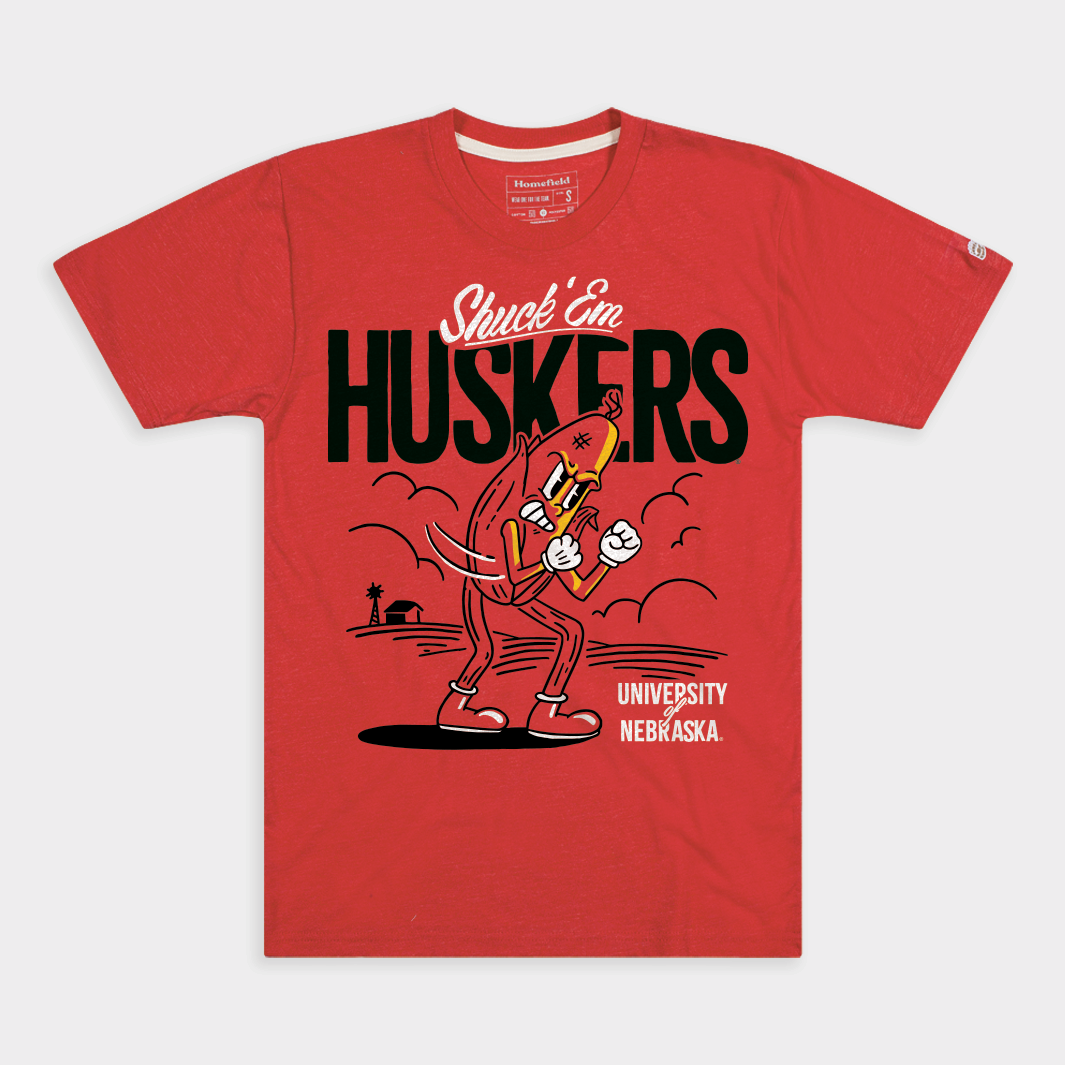 Show Your Cornhusker Pride with the Nebraska Shuck 'Em Tee