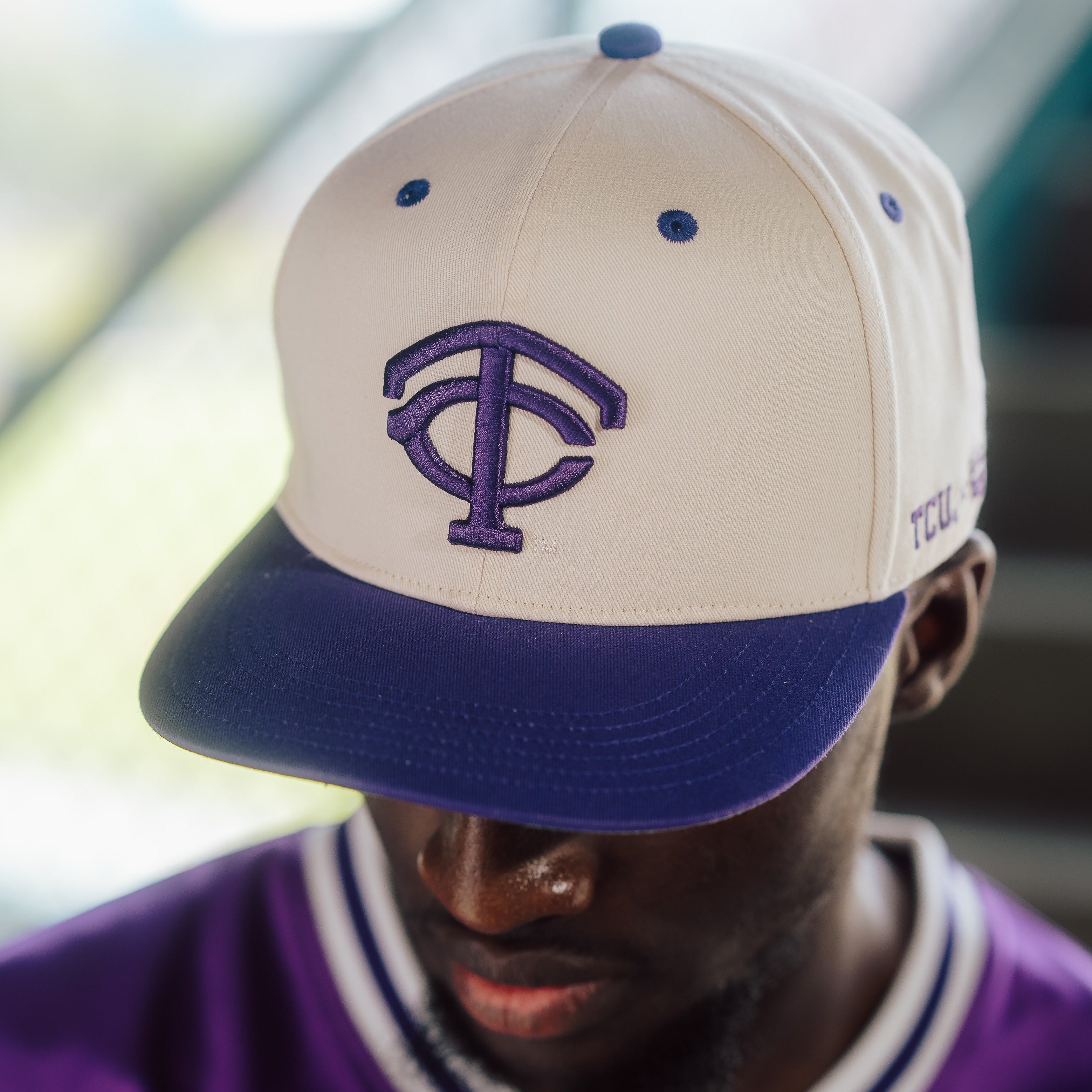 Show Your TCU Pride with This Stylish Baseball Monogram Snapback