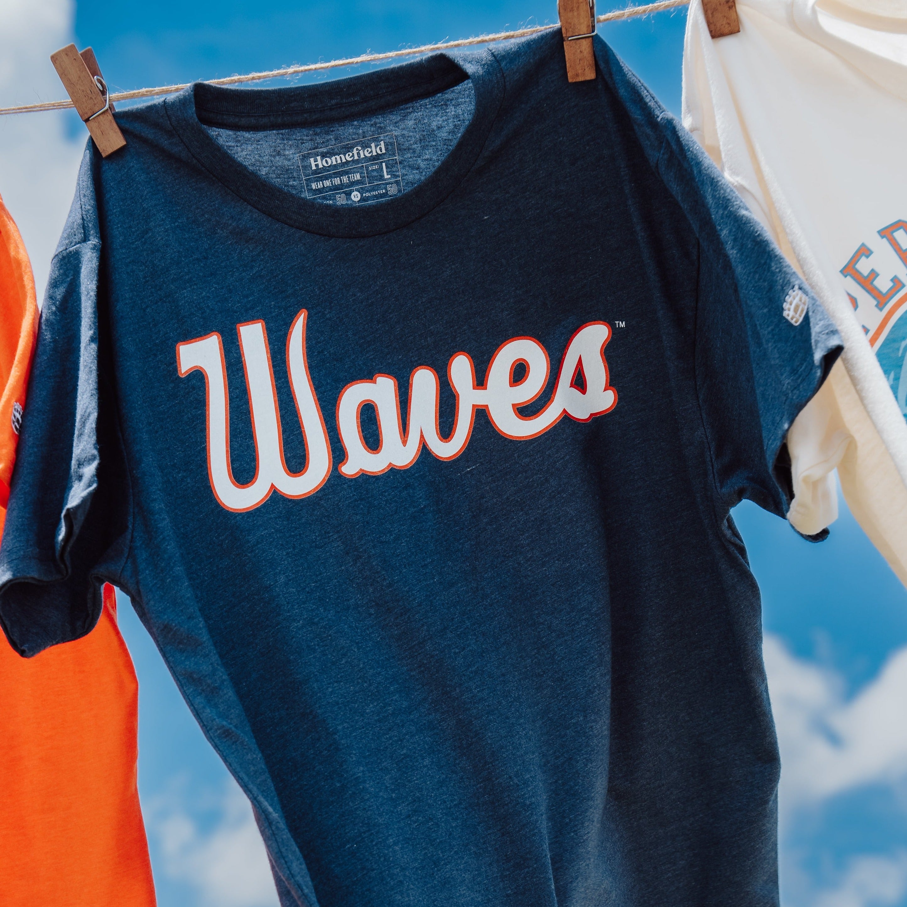 Vintage Pepperdine Waves Basketball Script Tee - A Must-Have for Fans!