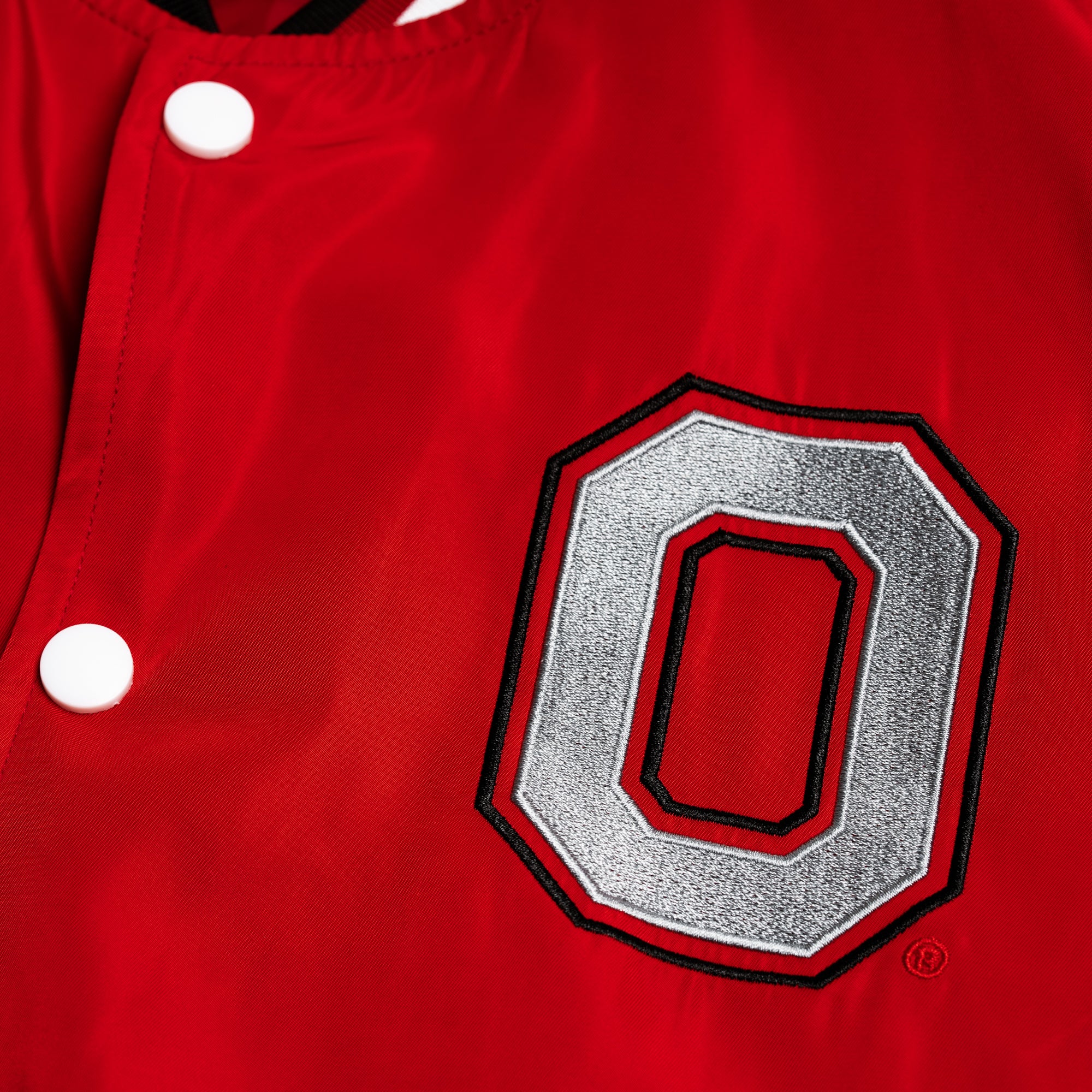 Show Your Ohio State Pride with Vintage Buckeyes Script Bomber Jacket