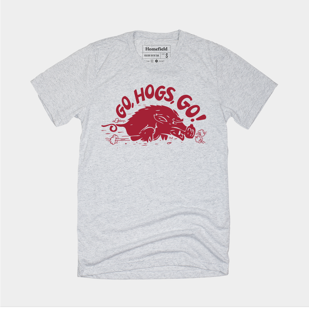 Arkansas GO, HOGS, GO Vintage Inspired Tee