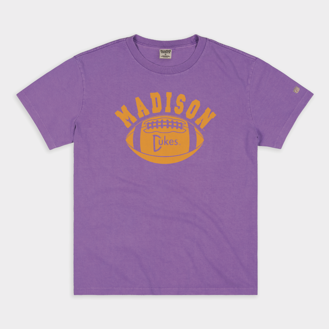 James Madison University Football Retro Heavyweight Tee