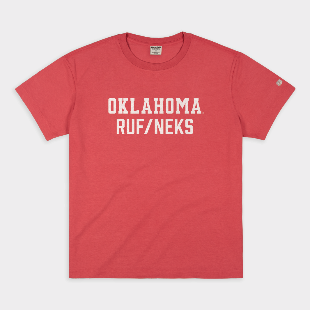 Oklahoma RUF/NEKS Vintage Inspired Heavyweight Tee