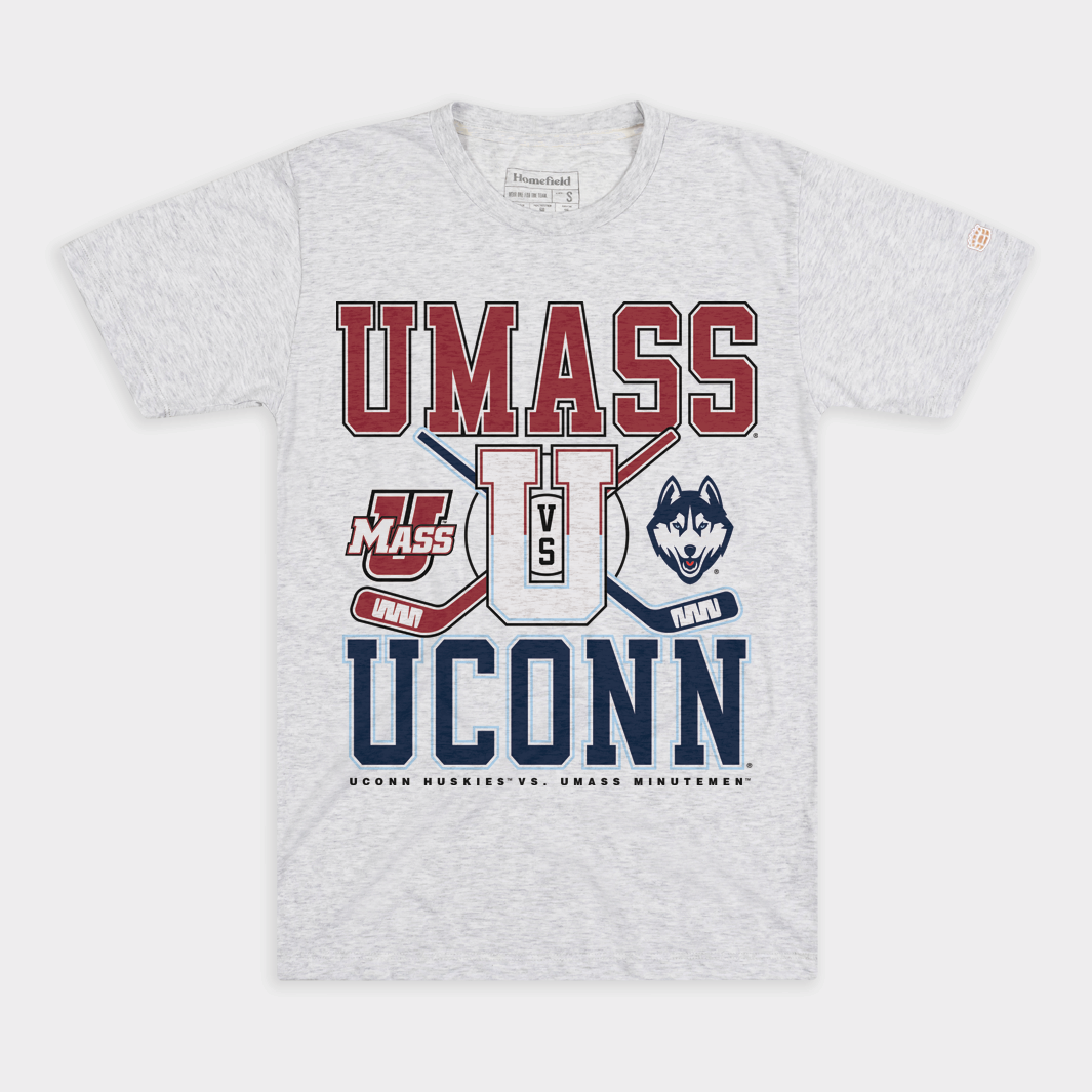 Show Your Spirit: UMass vs. UConn Men's Hockey Rivalry Tee