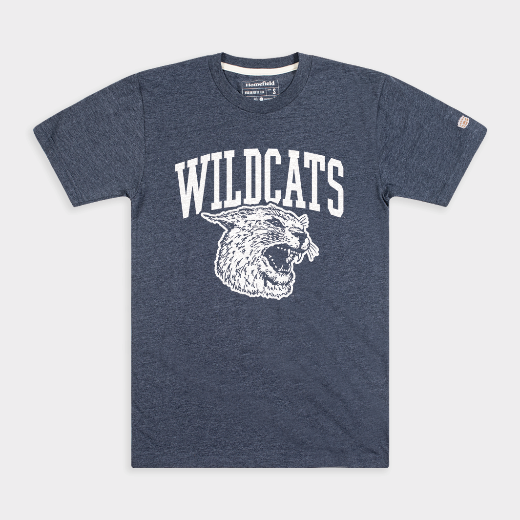 Relive the Glory: Vintage Villanova Wildcats 1970s Mascot T-Shirt