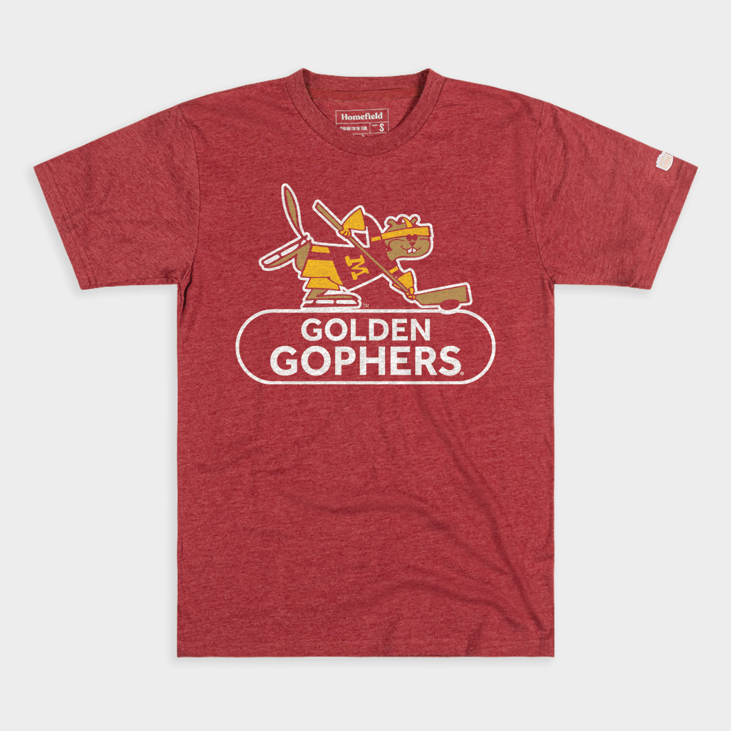 Show Your Love for Vintage Minnesota Golden Gophers Hockey - Grab This Tee Now!