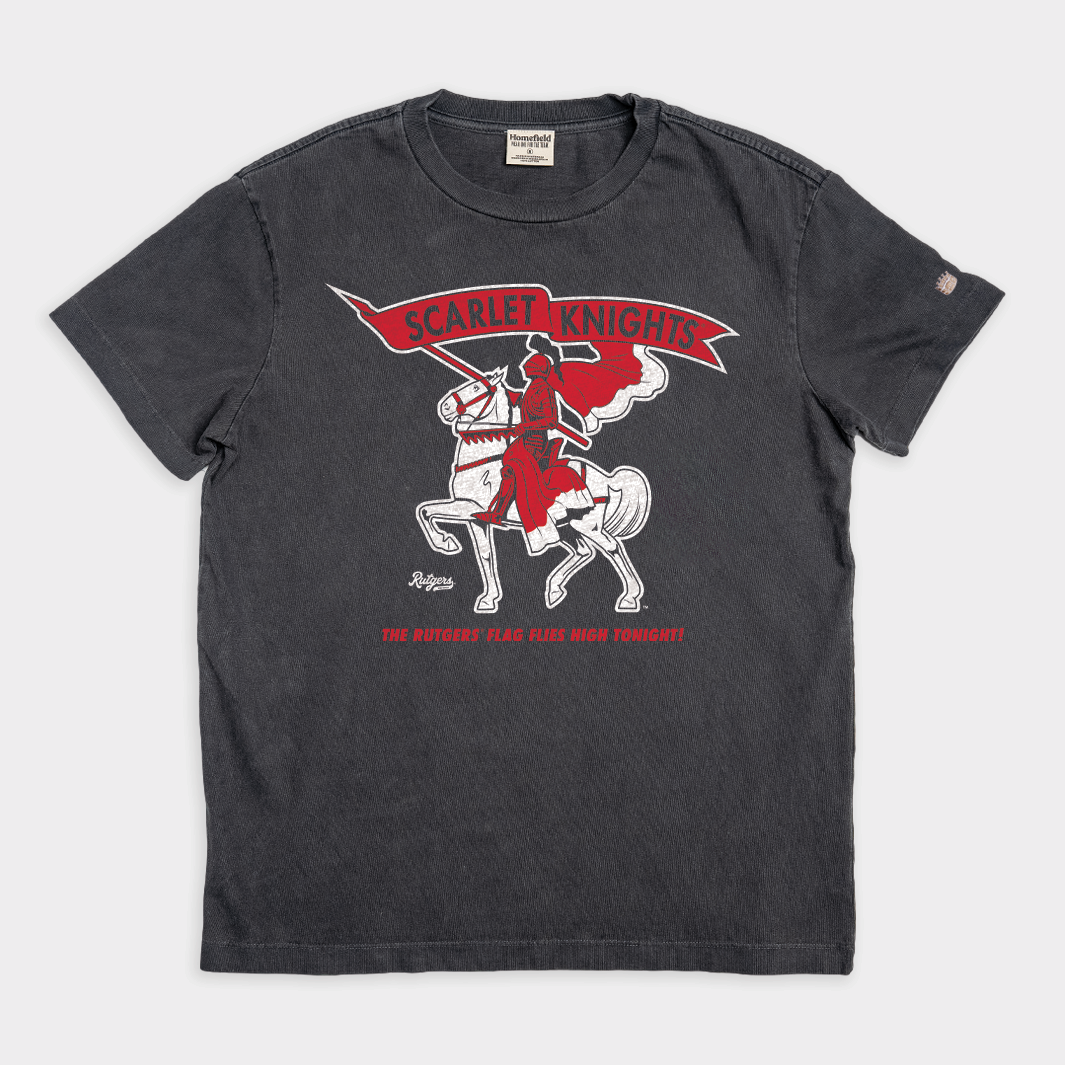 Show Your Rutgers Pride! Vintage Heavyweight Scarlet Knights Tee