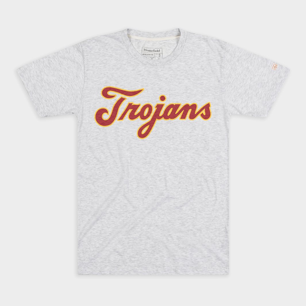 Iconic USC Trojans Vintage Baseball Script T-Shirt