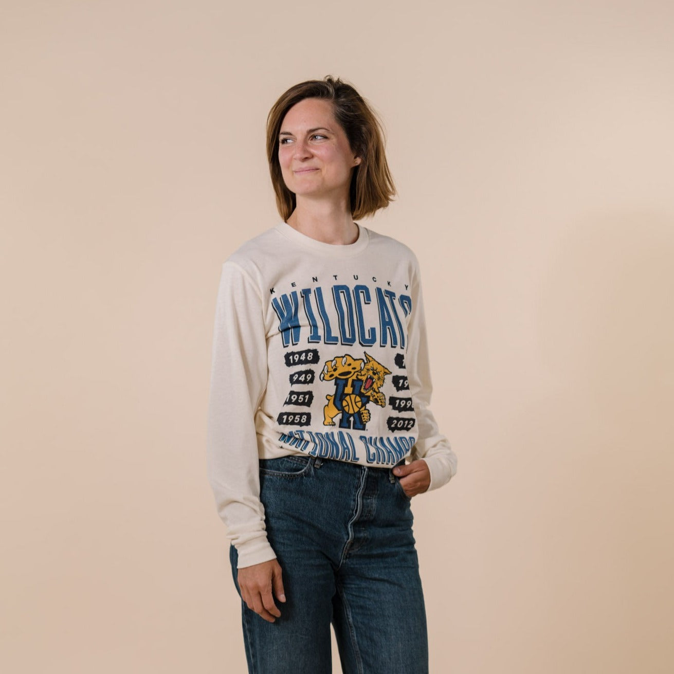 Kentucky Basketball 8 - Time National Champs Tribute Long Sleeve
