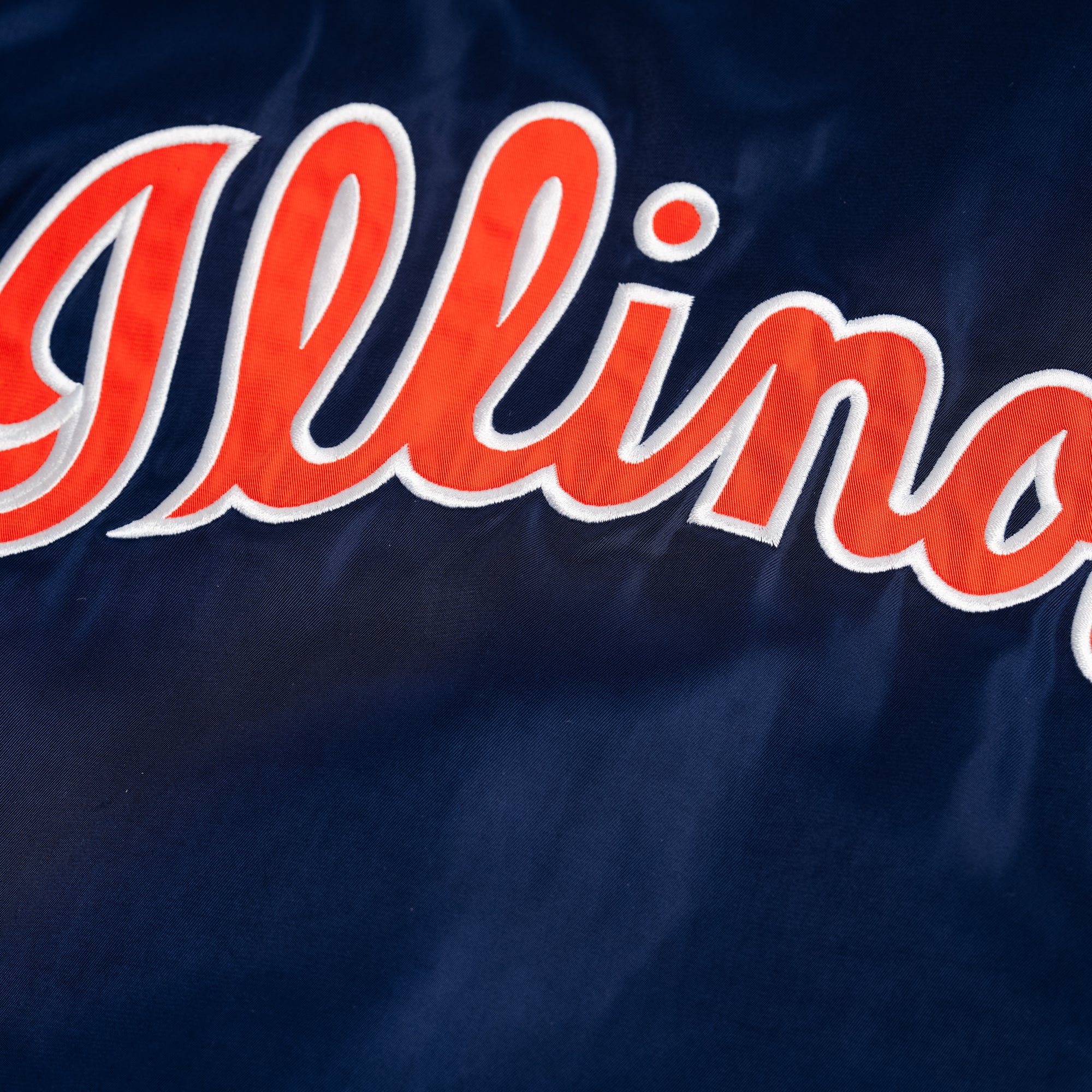 Illinois Fighting Illini Vintage Script Bomber Jacket - A Must-Have for Fans!