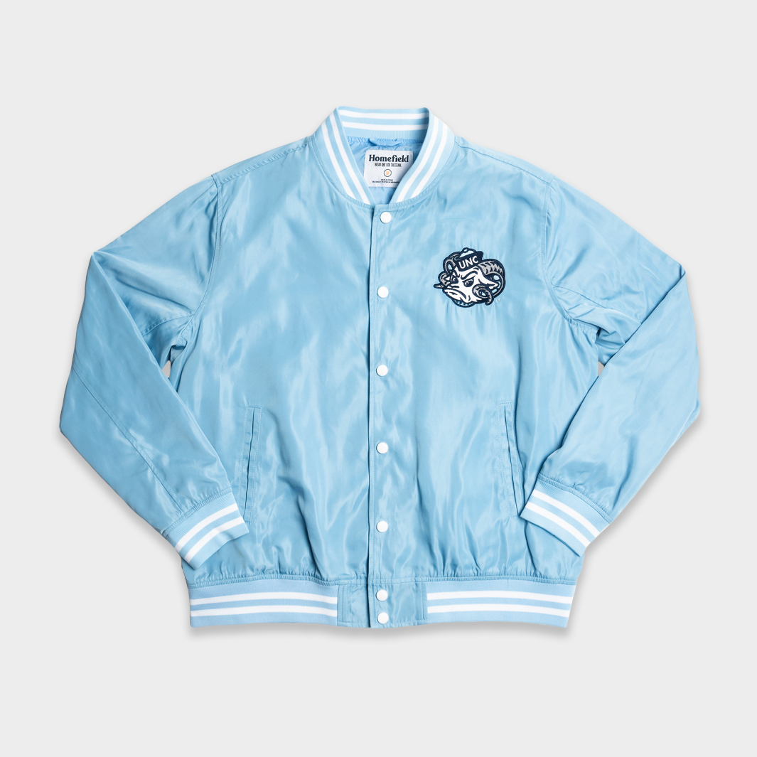 Unleash Your Inner Tar Heel with the Vintage Rameses Bomber Jacket