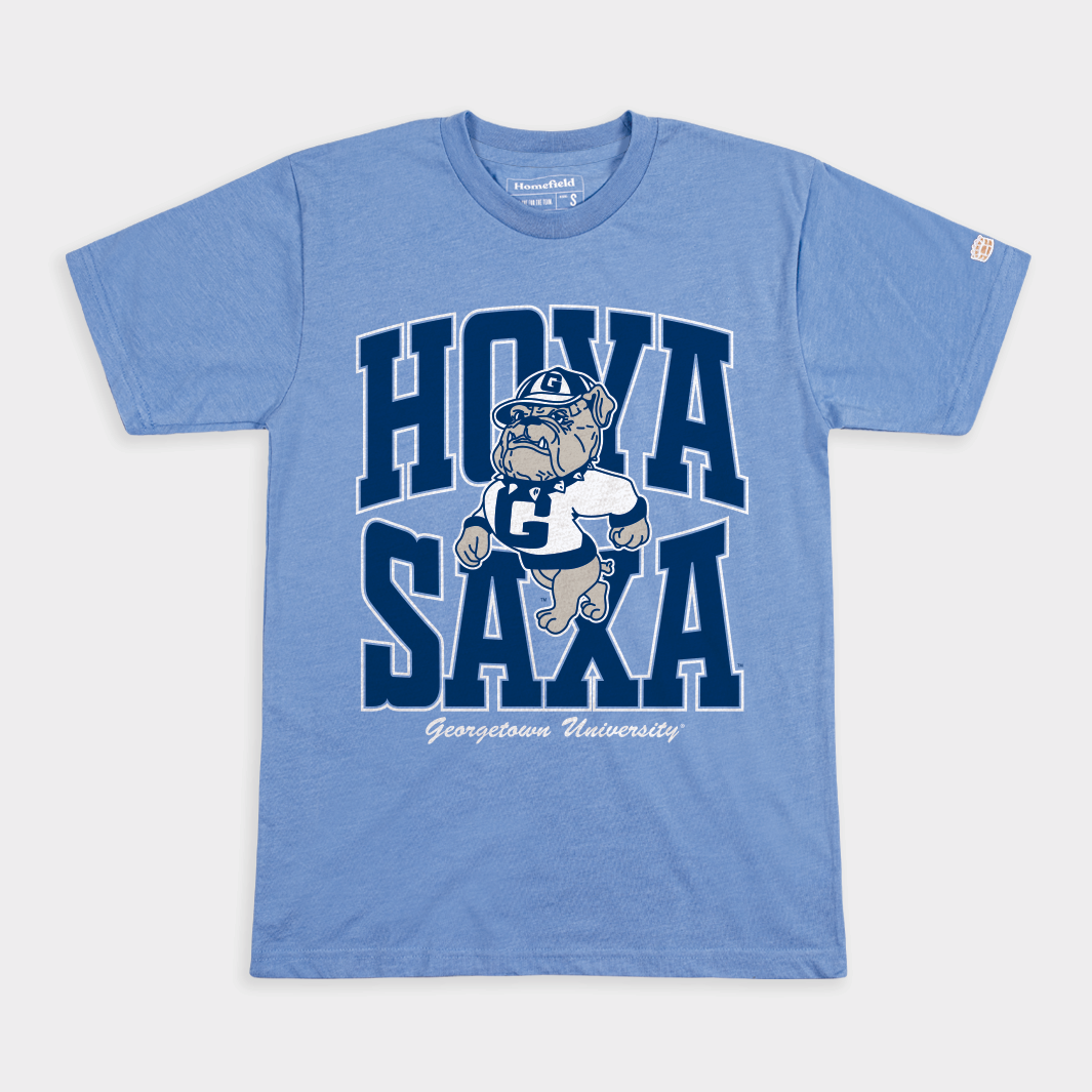 Georgetown Hoyas Retro Hoya Saxa Tee - Rock Your Style!