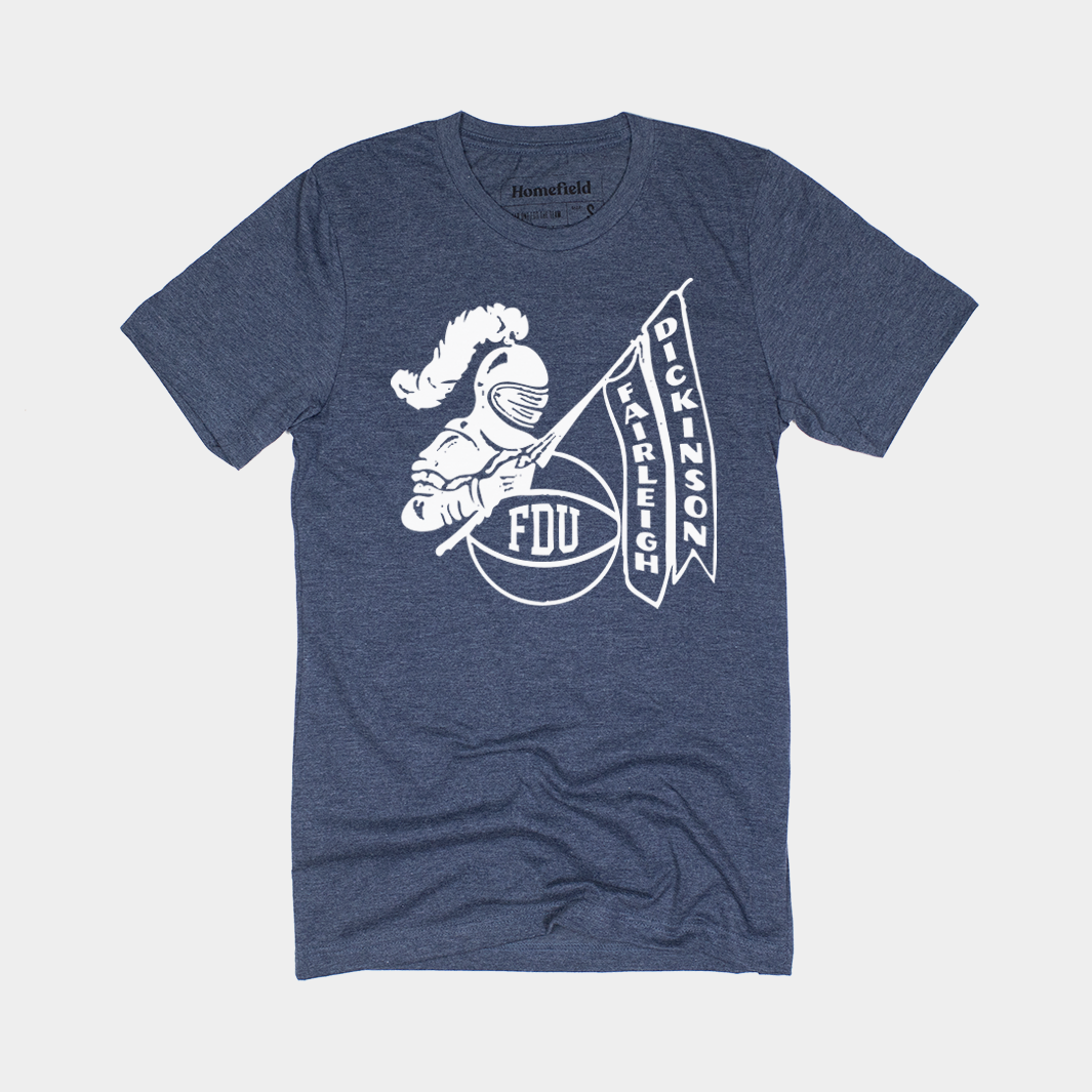 Throwback FDU Basketball Logo Tee - A Timeless Tribute