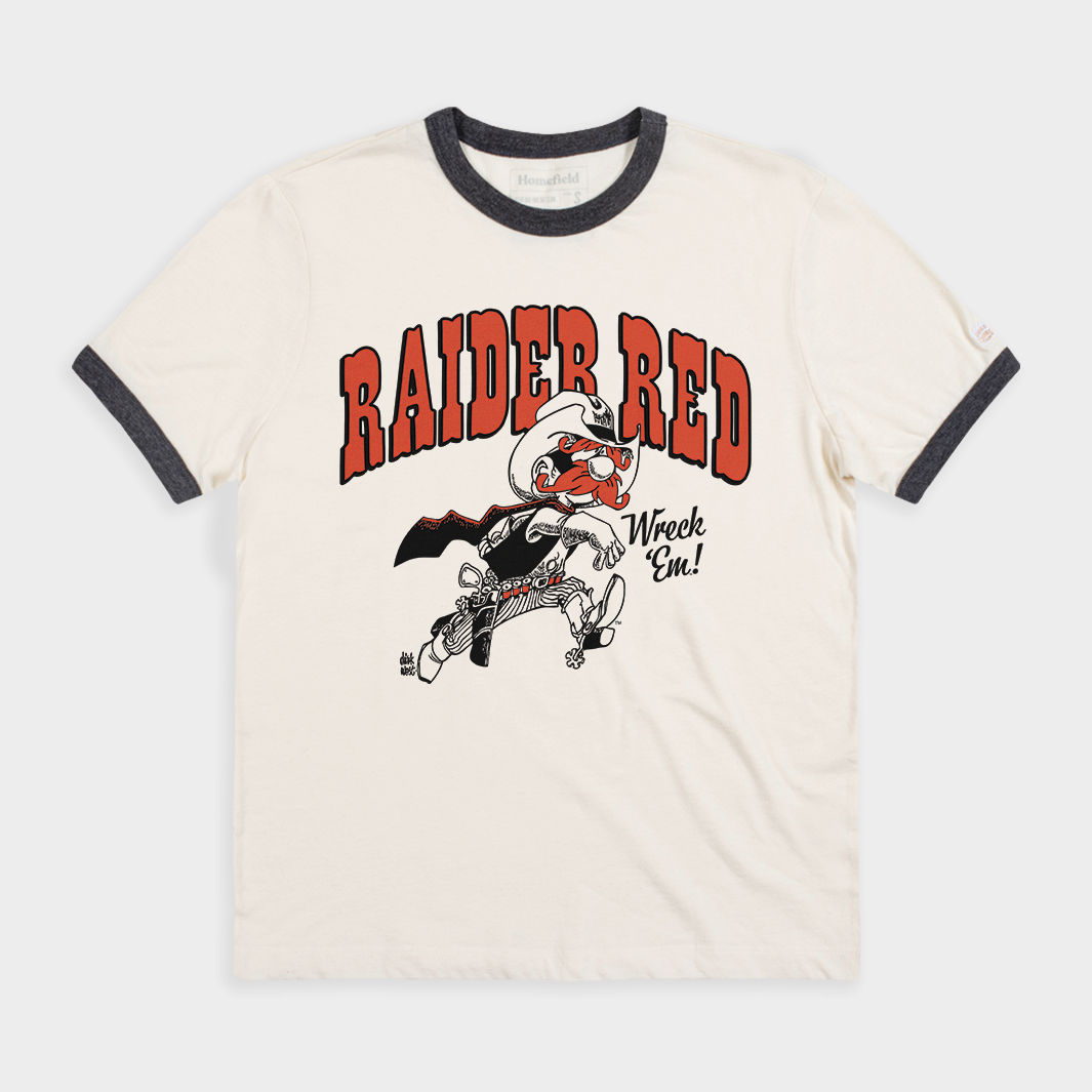 Show Your Texas Tech Pride with the Raider Red Ringer Tee