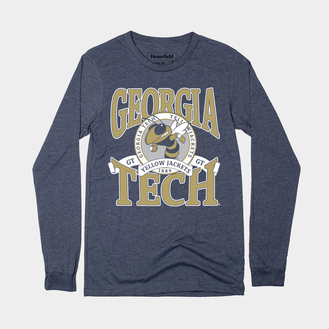 Georgia Tech Yellow Jackets Retro Long Sleeve