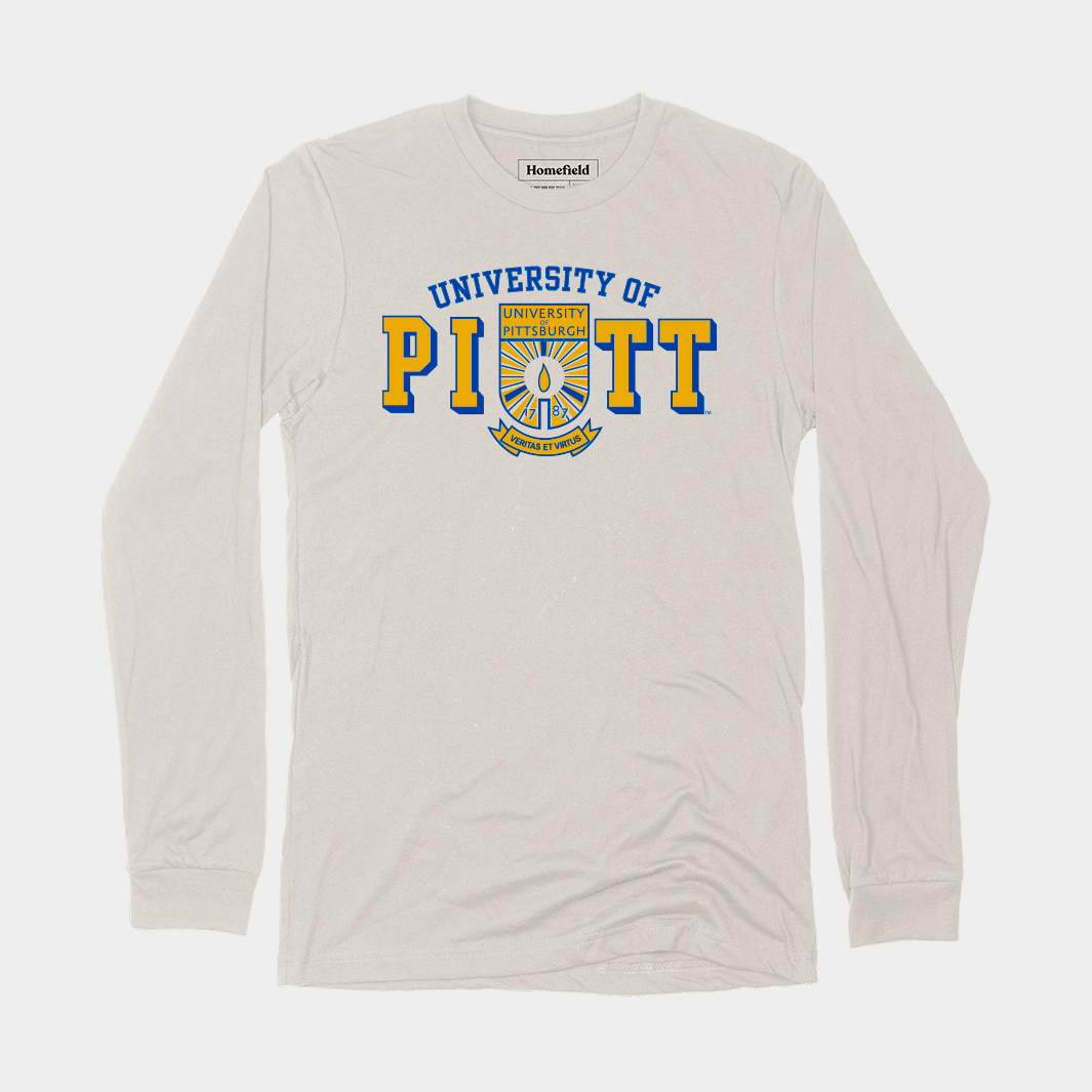 Show Your Pitt Pride with the University of Pittsburgh Crest Long Sleeve