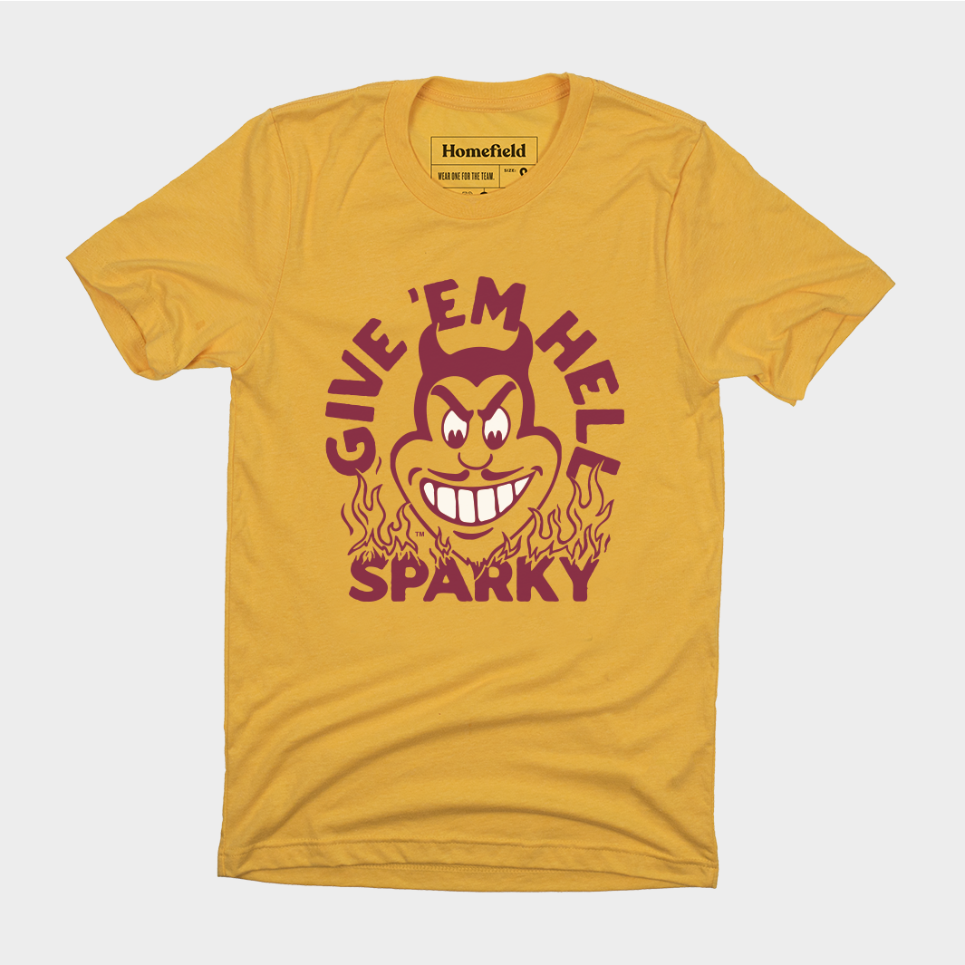 Get Fiery with the Vintage Sun Devil Sparky Tee