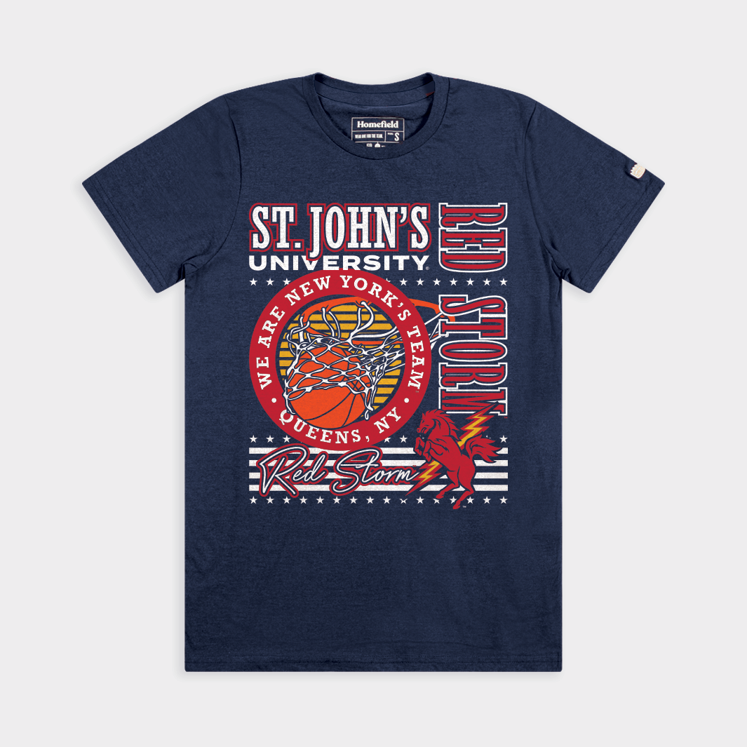 St. John's Red Storm New York Team Tee - Vintage Inspired