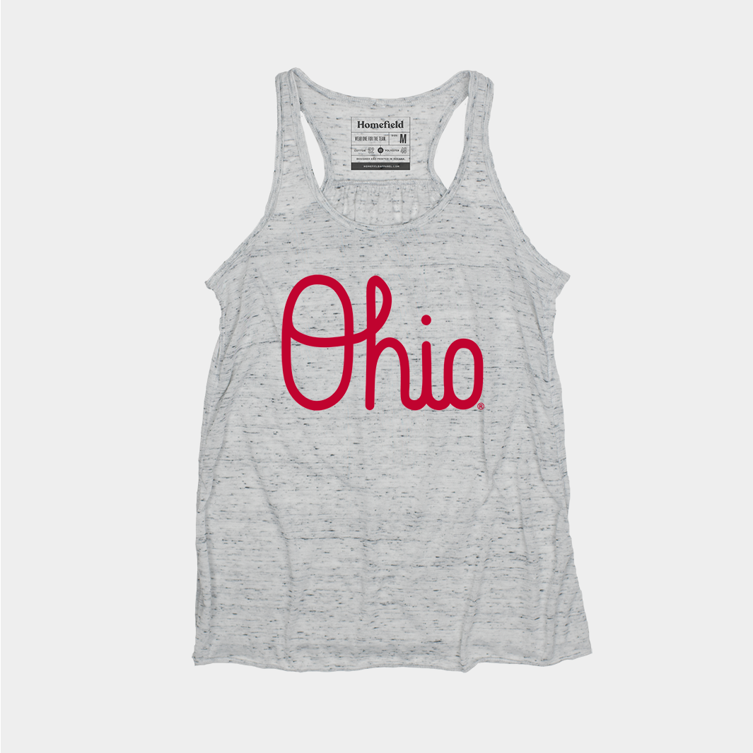 Show Your Ohio Pride! Women's Script Ohio Tank