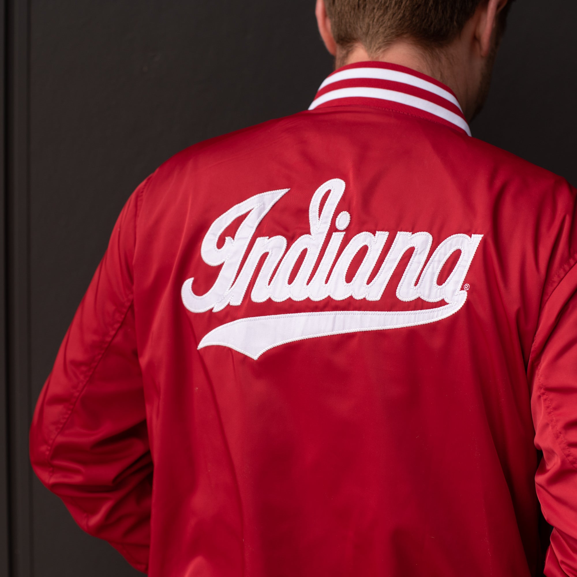 IU-Inspired Vintage Bomber Jacket
