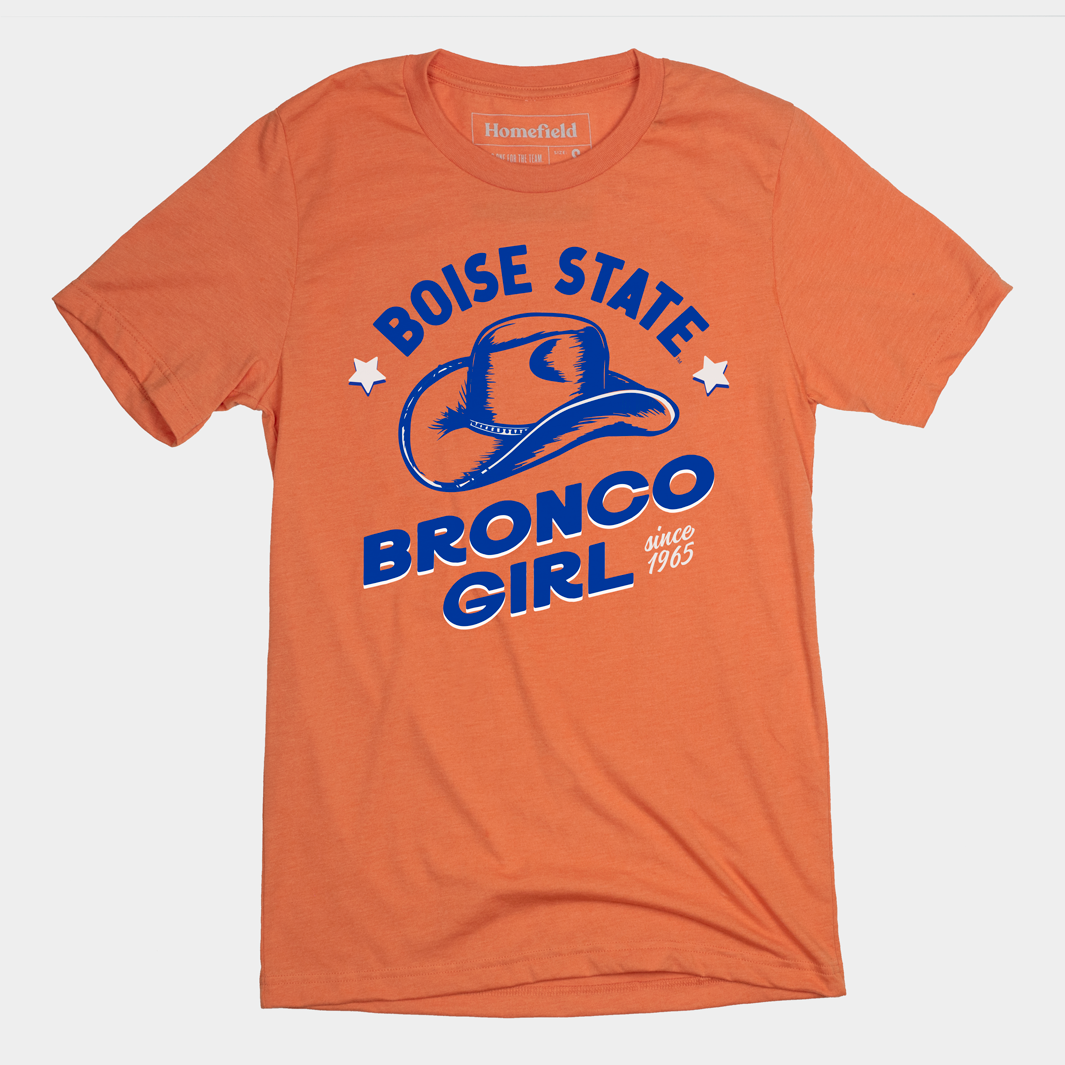 Vintage Boise State Bronco Girl Tee