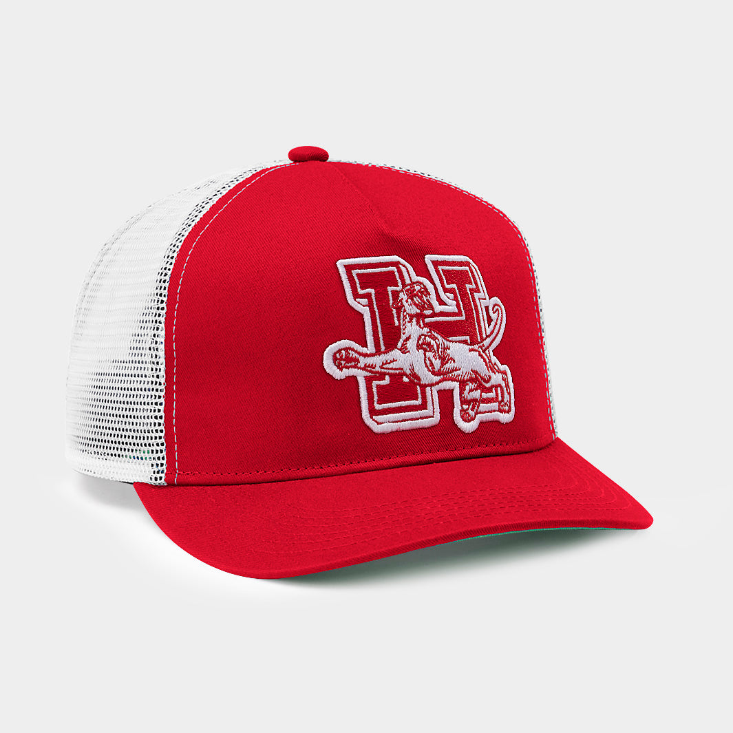 Show Your Pride with Houston Cougars Vintage Logo Trucker Hat