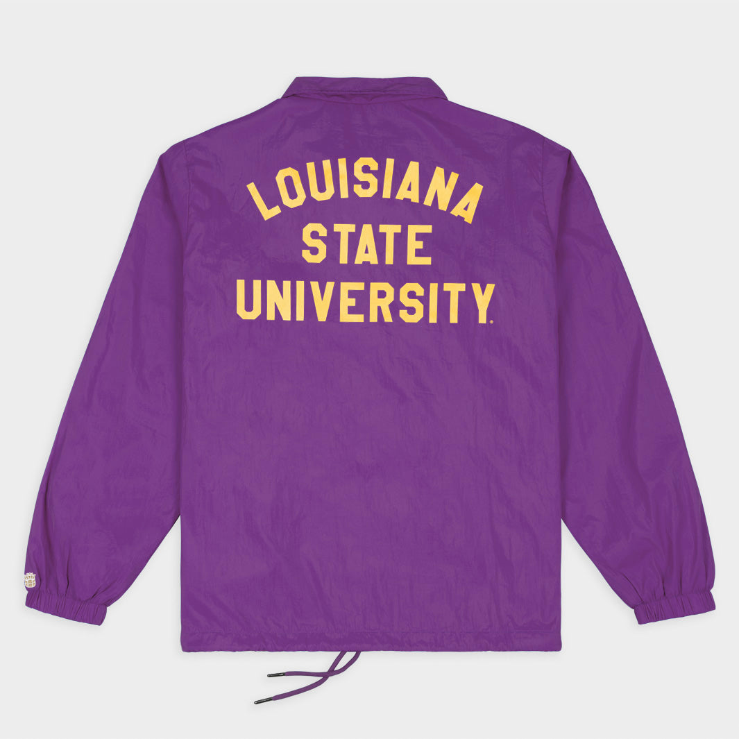 Roar with Pride: LSU Tigers Retro Coaches Jacket