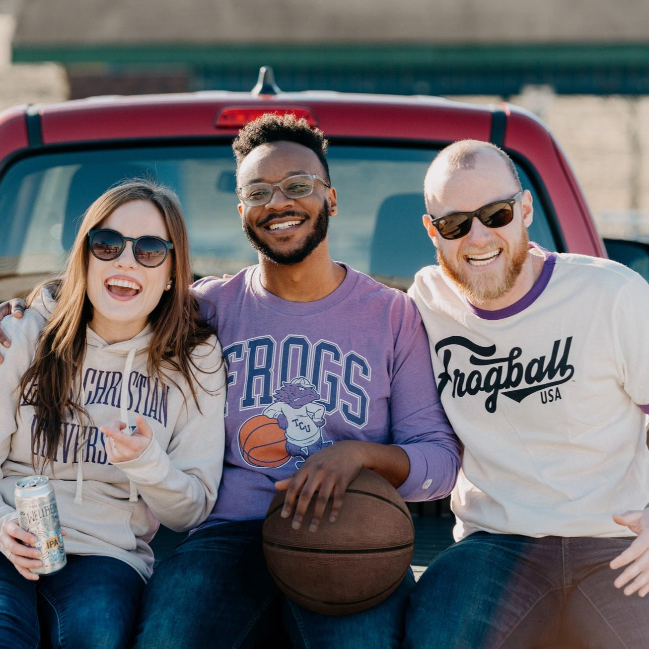 TCU Frogball Ringer Tee - Show Your Team Spirit