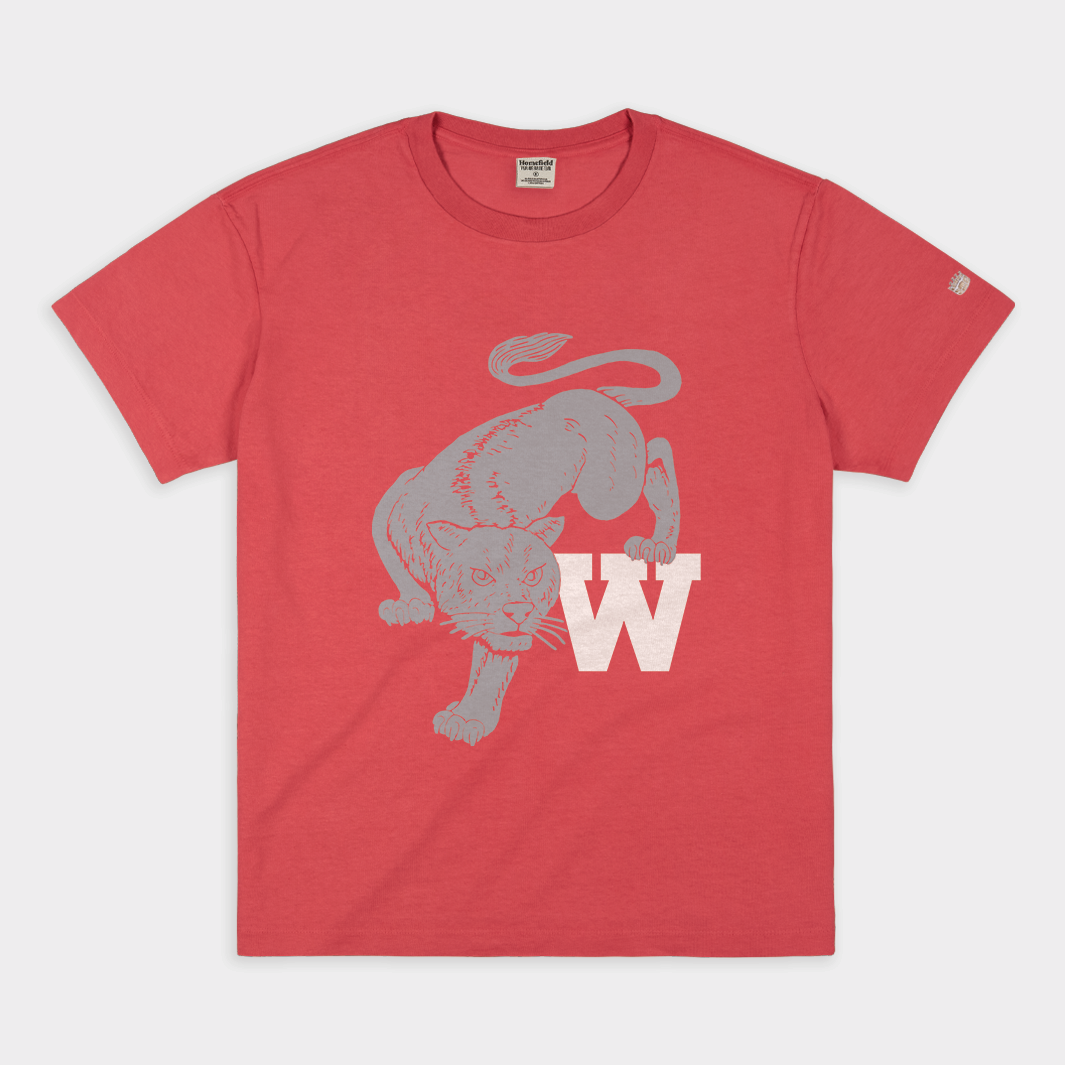 Roar with Style: WSU Cougar Vintage Heavyweight Tee