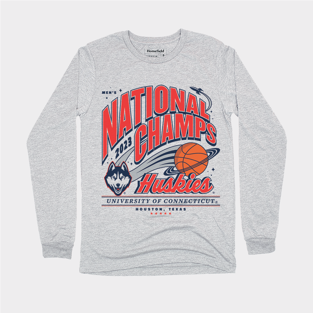 Celebrate UConn's 2023 National Championship with this Long Sleeve!