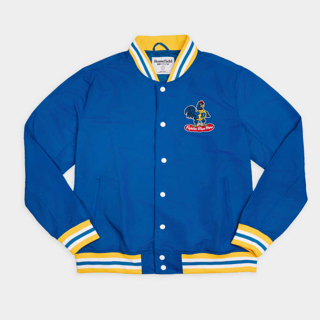 Show Your Delaware Pride with the Fightin' Blue Hens Bomber Jacket