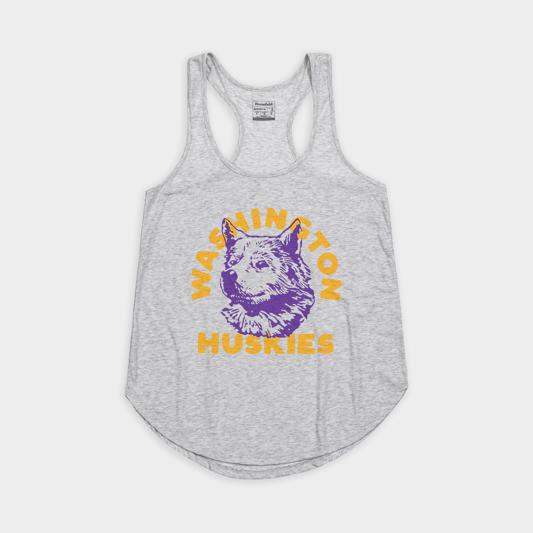 Show Your Love for Vintage Washington Huskies - Women's Tank