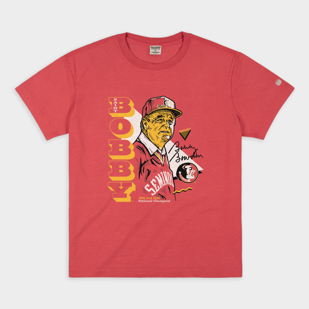 Florida State's Legendary Bobby Bowden Vintage Heavyweight Tee