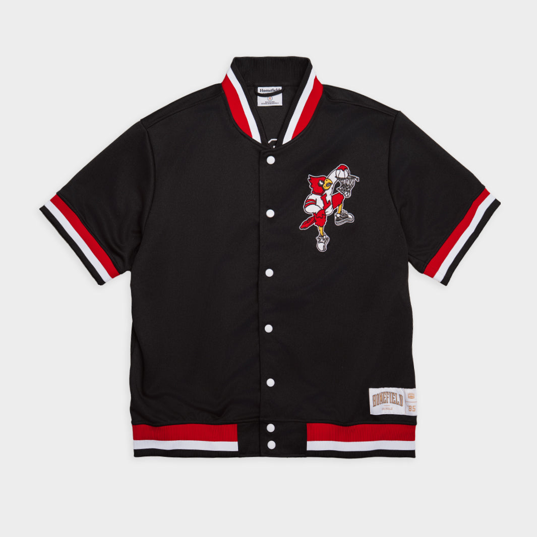 Louisville Men's Nostalgic 1980s Basketball Shooting Shirt - Relive the Glory