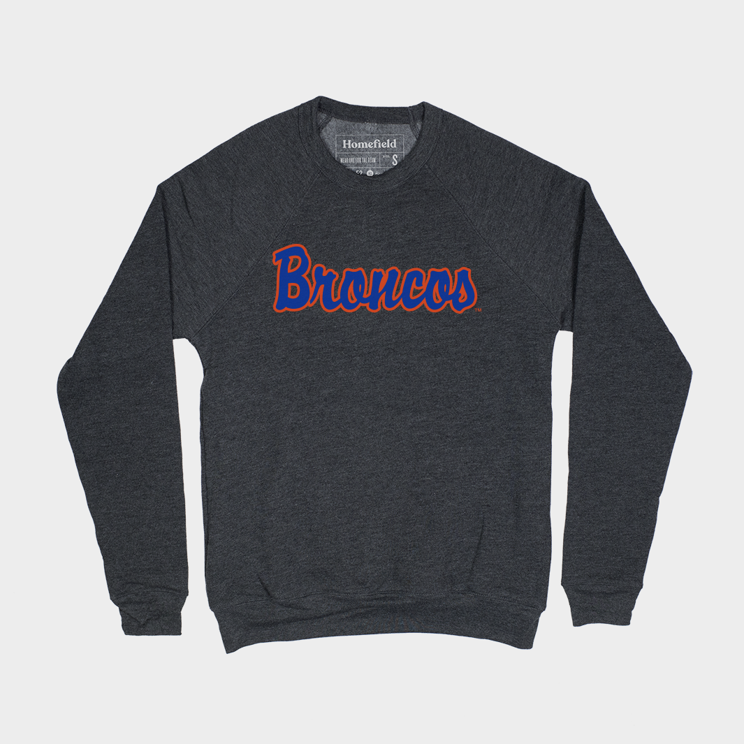 Show Your BSU Pride with the Vintage Script Crewneck
