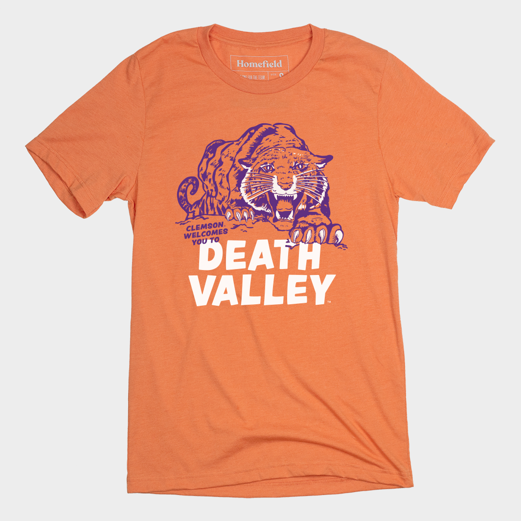 Unleash Your Tiger Spirit with Vintage Clemson Tigers Death Valley T-Shirt