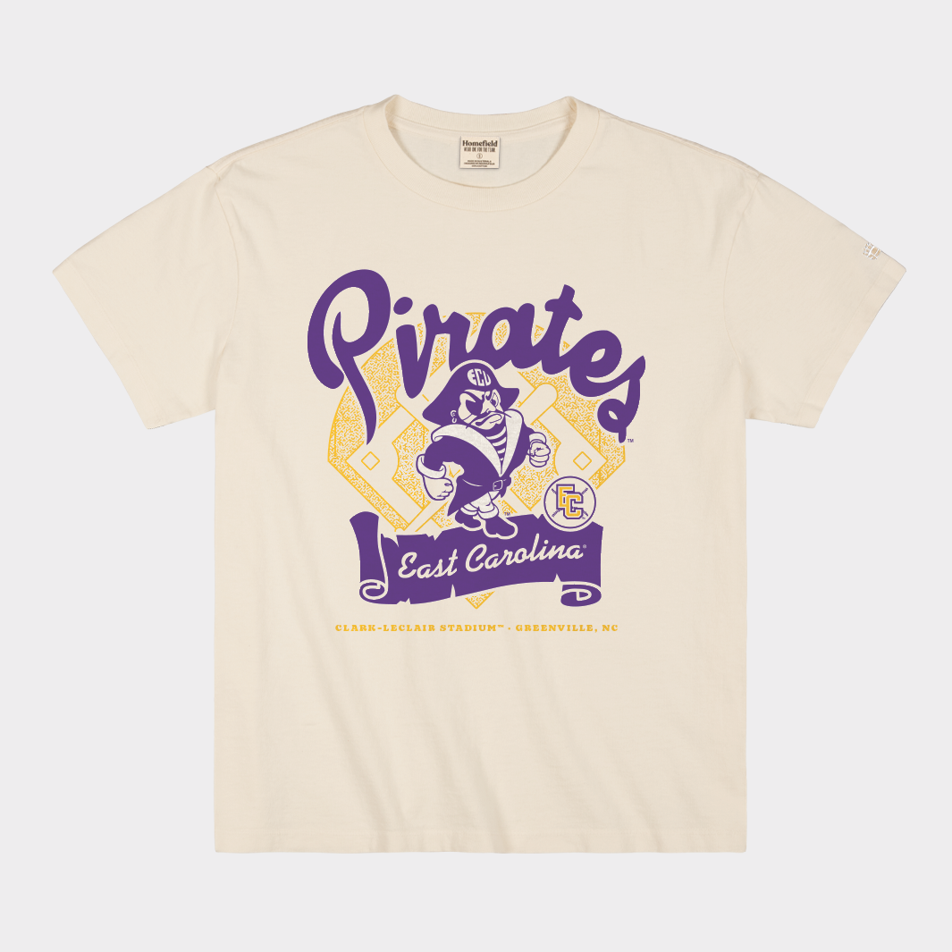 ECU Pirates Clark-Leclair Stadium Tribute Heavyweight Tee