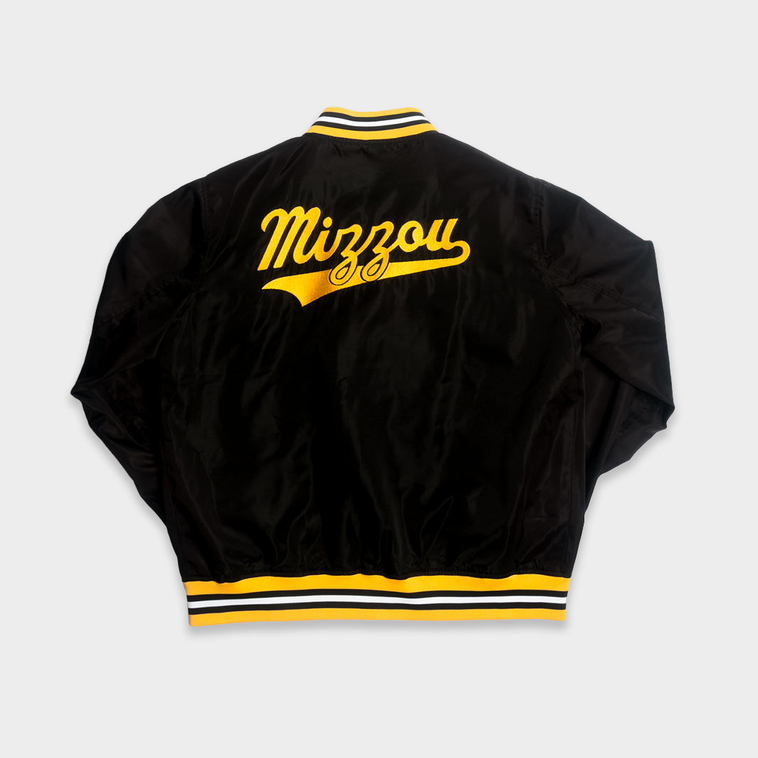 Show Your Mizzou Pride with This Vintage Missouri Tigers Bomber Jacket