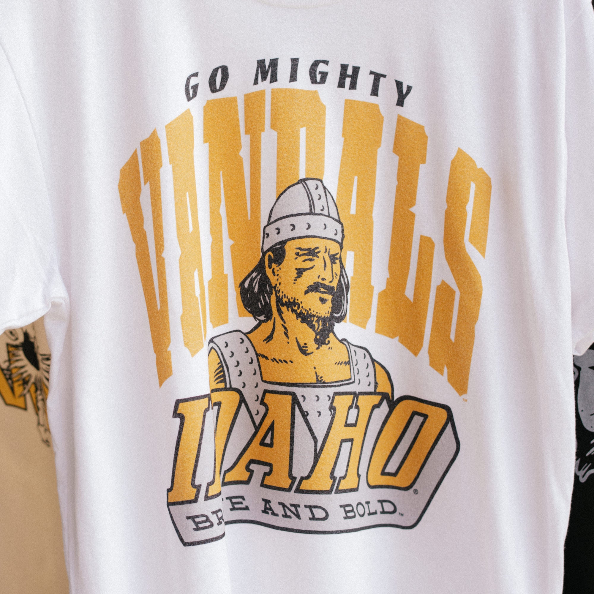 Show Your Idaho Pride with the Mighty Vandals Vintage Logo Tee