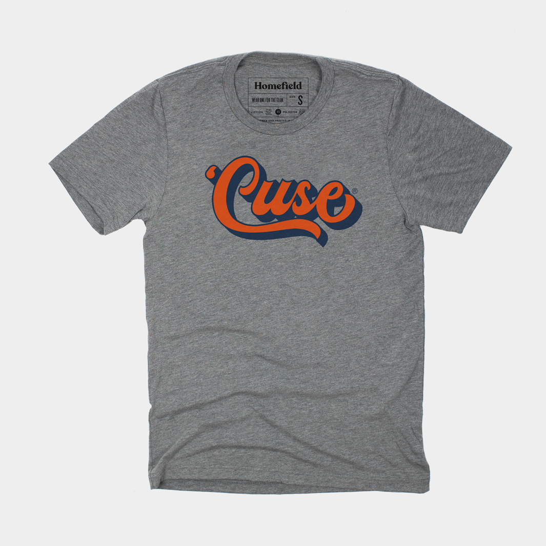 Syracuse University Vintage Script Tee - Show Your School Spirit