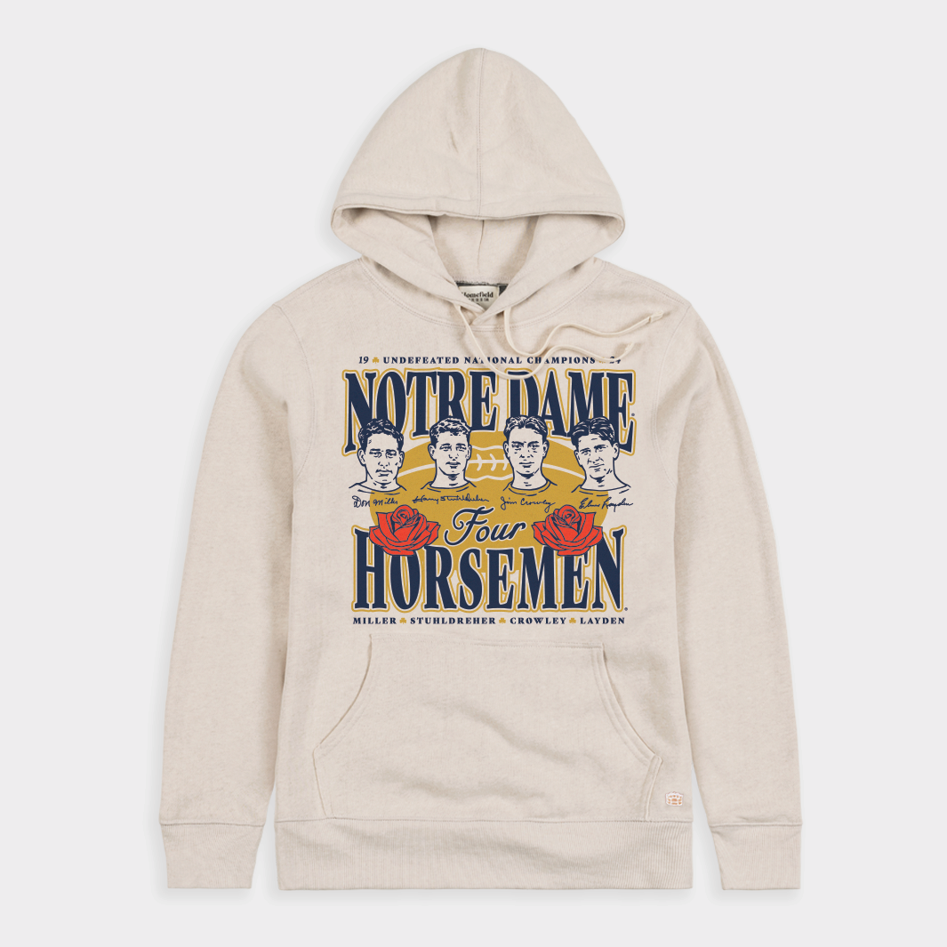 Notre Dame 1924 Four Horsemen Championship Tribute Hoodie