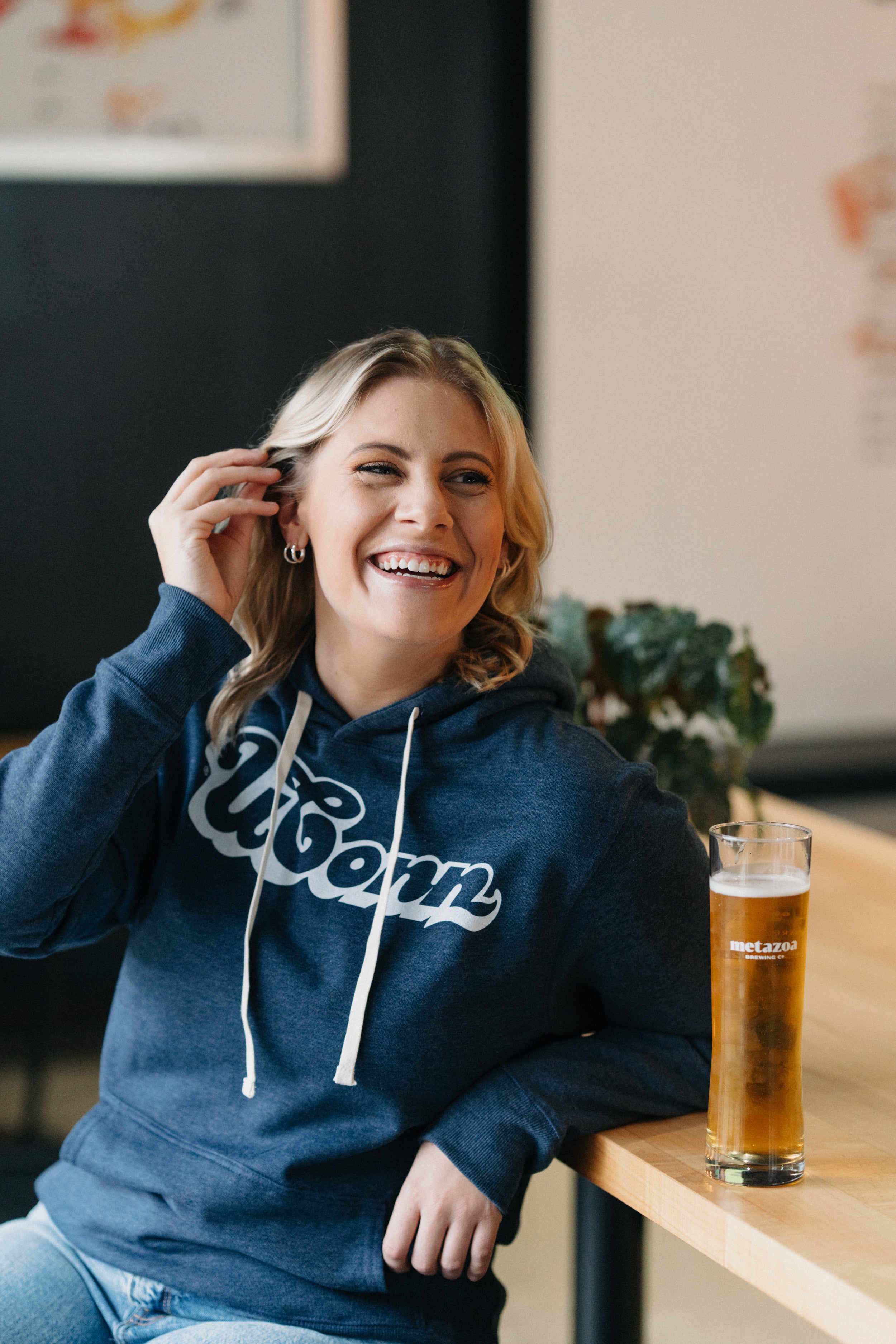 Vintage UConn Bubble Script Hoodie - A Piece of Huskies History