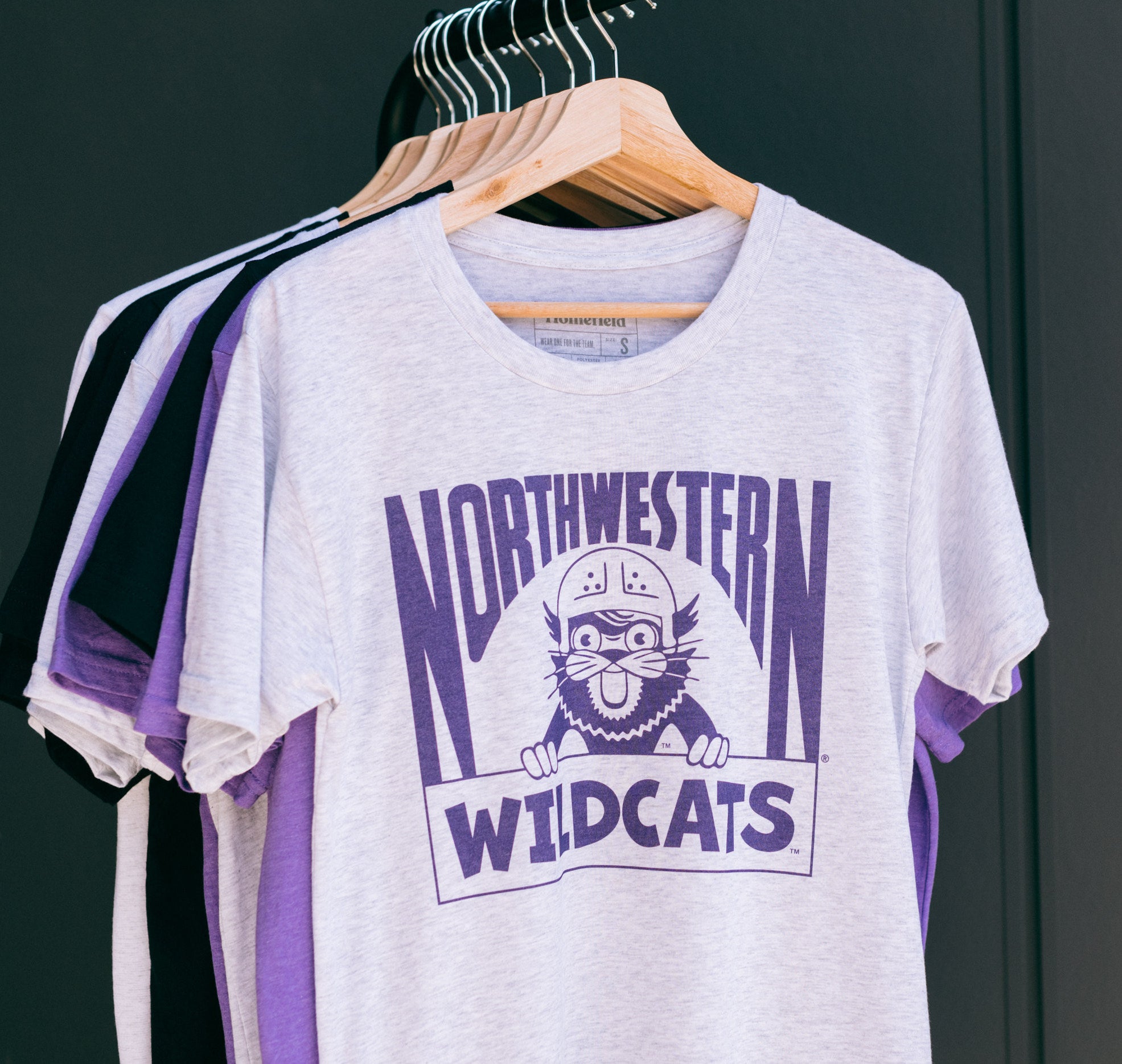 Vintage Northwestern Wildcats Football Mascot Tee - Willie the Wildcat