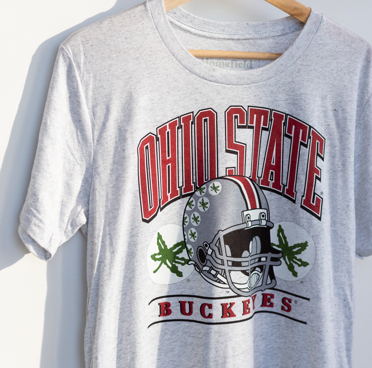 Show Your Ohio State Pride with This Helmet Sticker Tee!