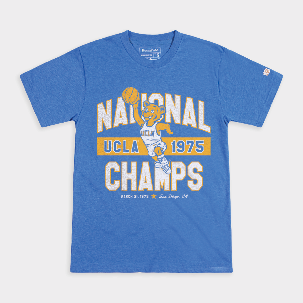 Celebrate UCLA Men's 1975 National Champs with This Tee!