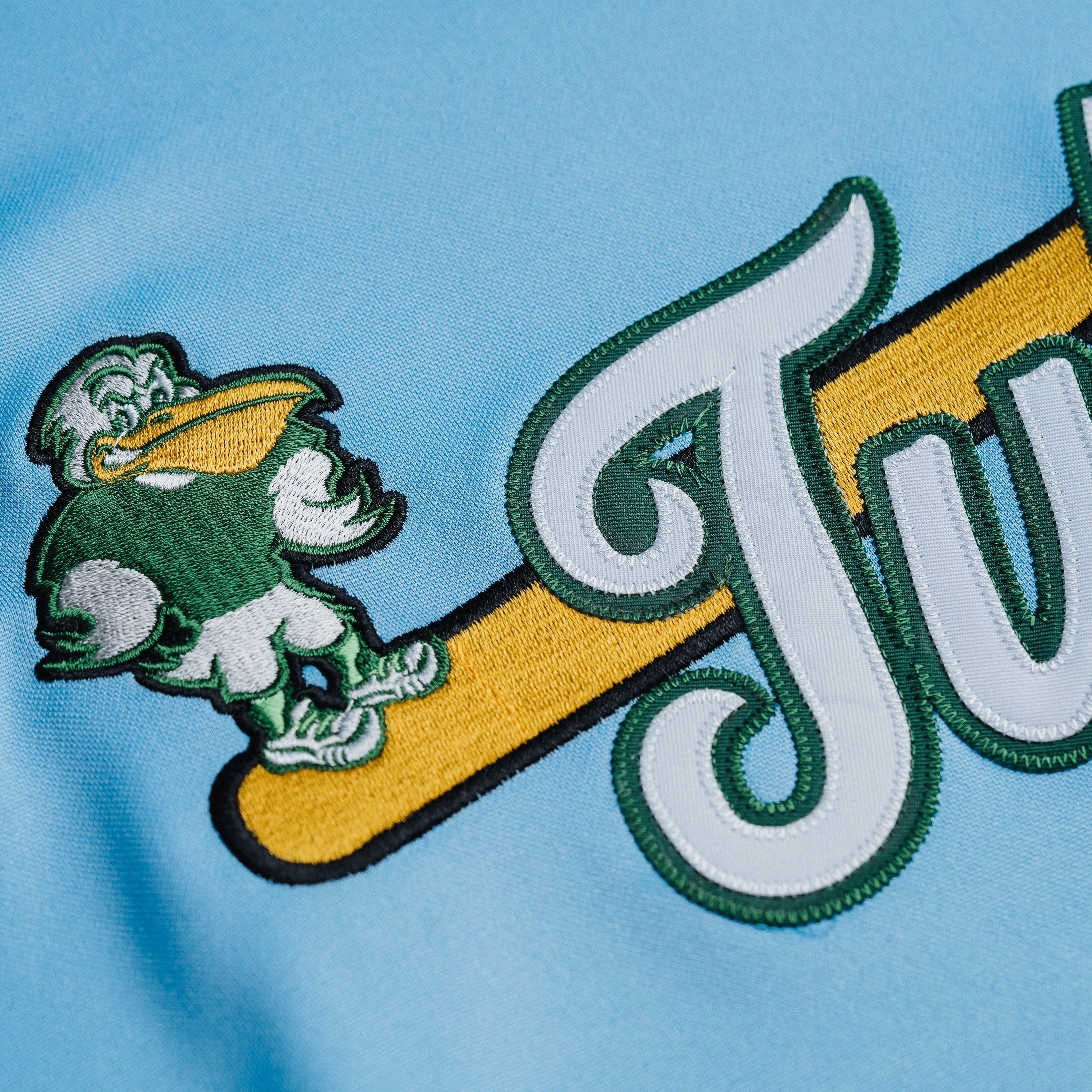 Vintage-Inspired Tulane Green Wave Baseball Pullover