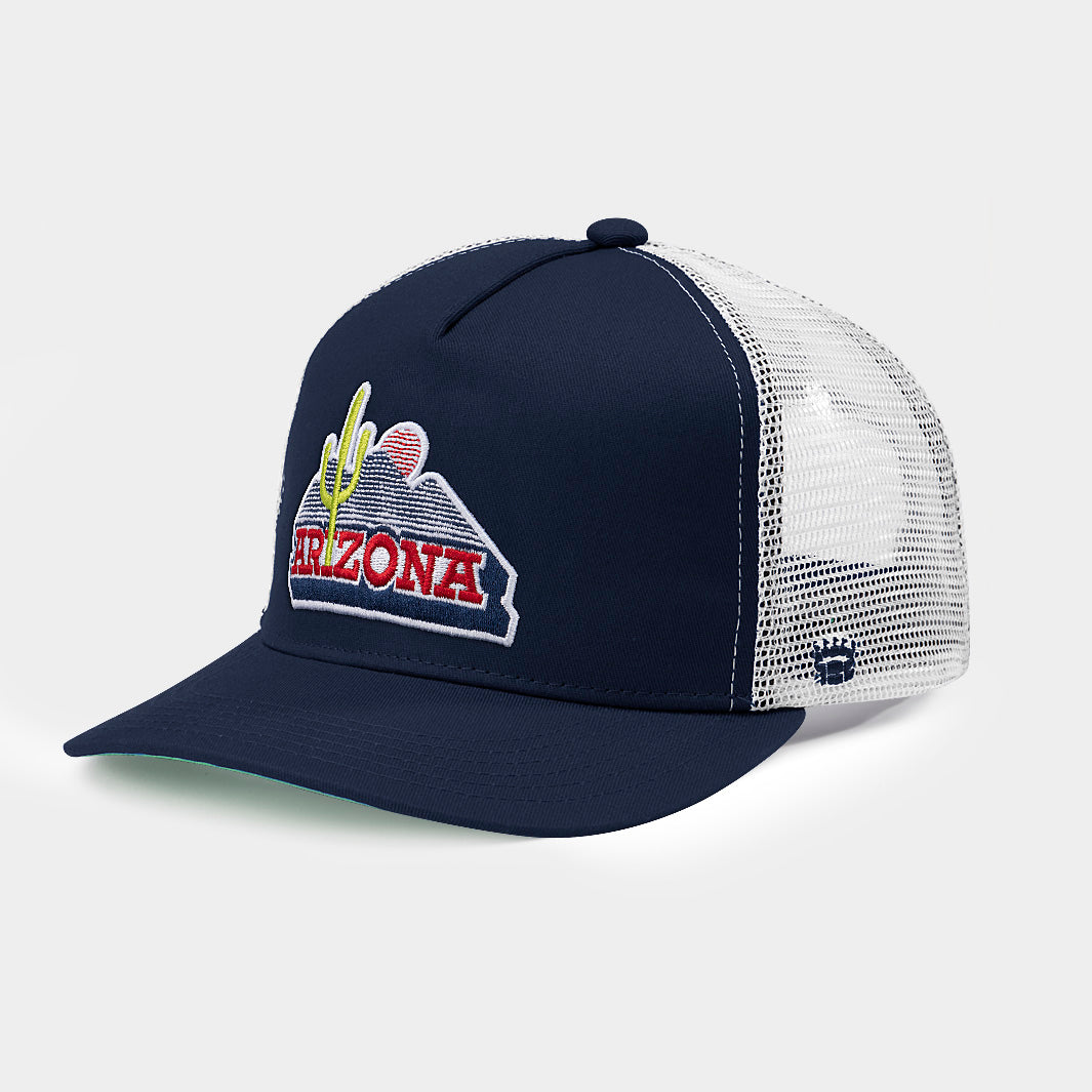 Show Your Arizona Wildcats Pride with This Cactus Logo Trucker Hat