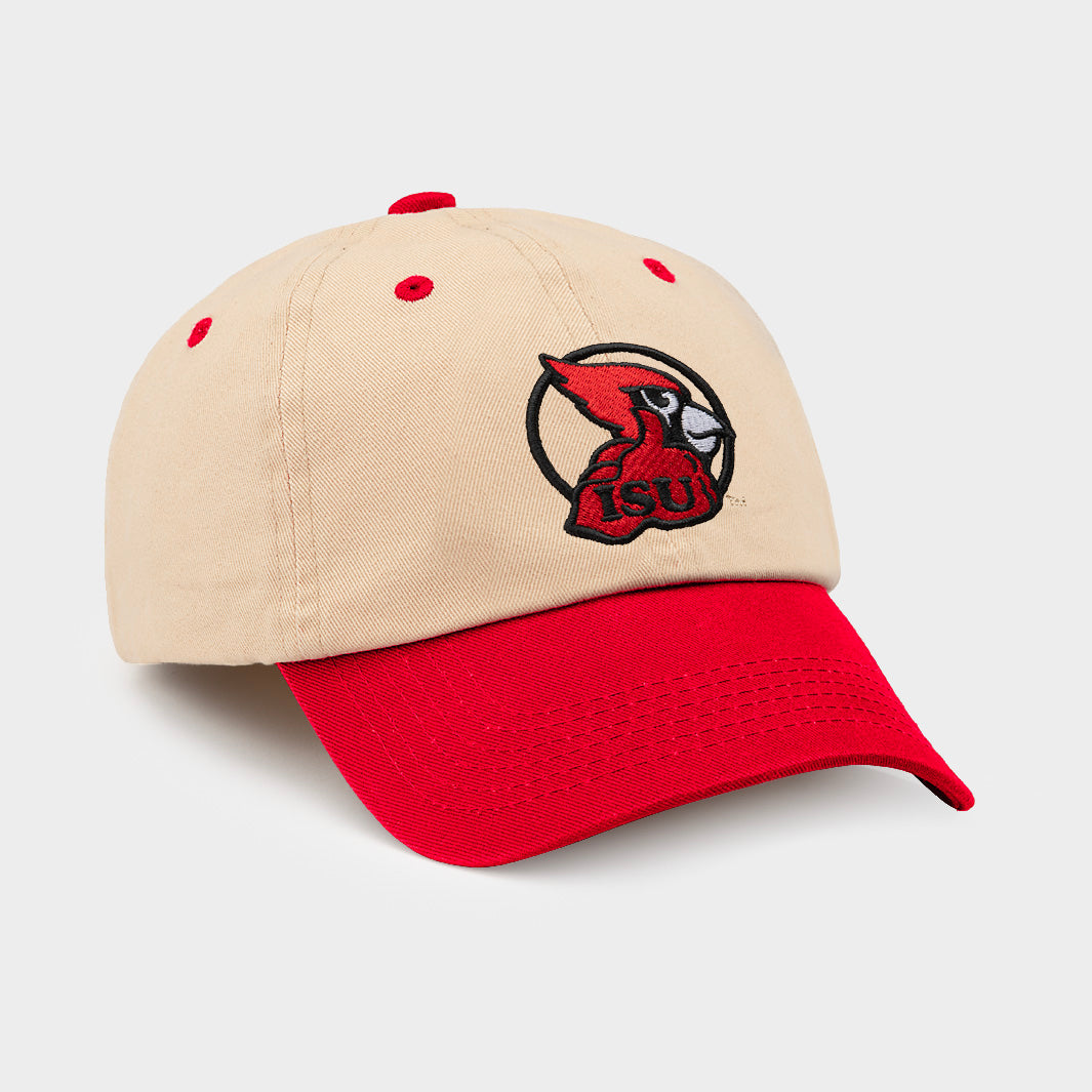 Illinois State Vintage Redbird Logo Dad Hat - A Timeless Tribute