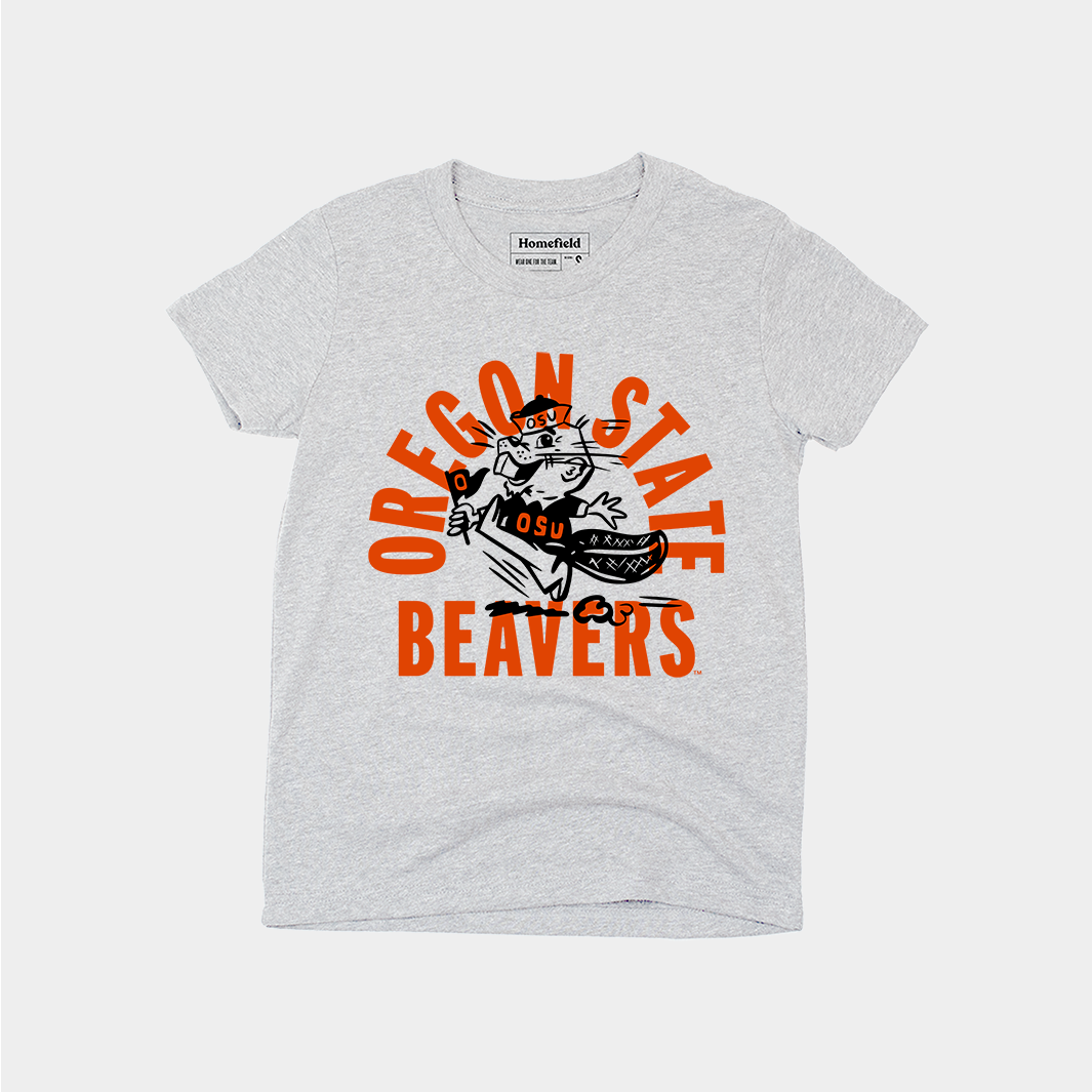 Vintage 1961 Oregon State Beavers Youth Tee - A Cheerful Start to Your Collection